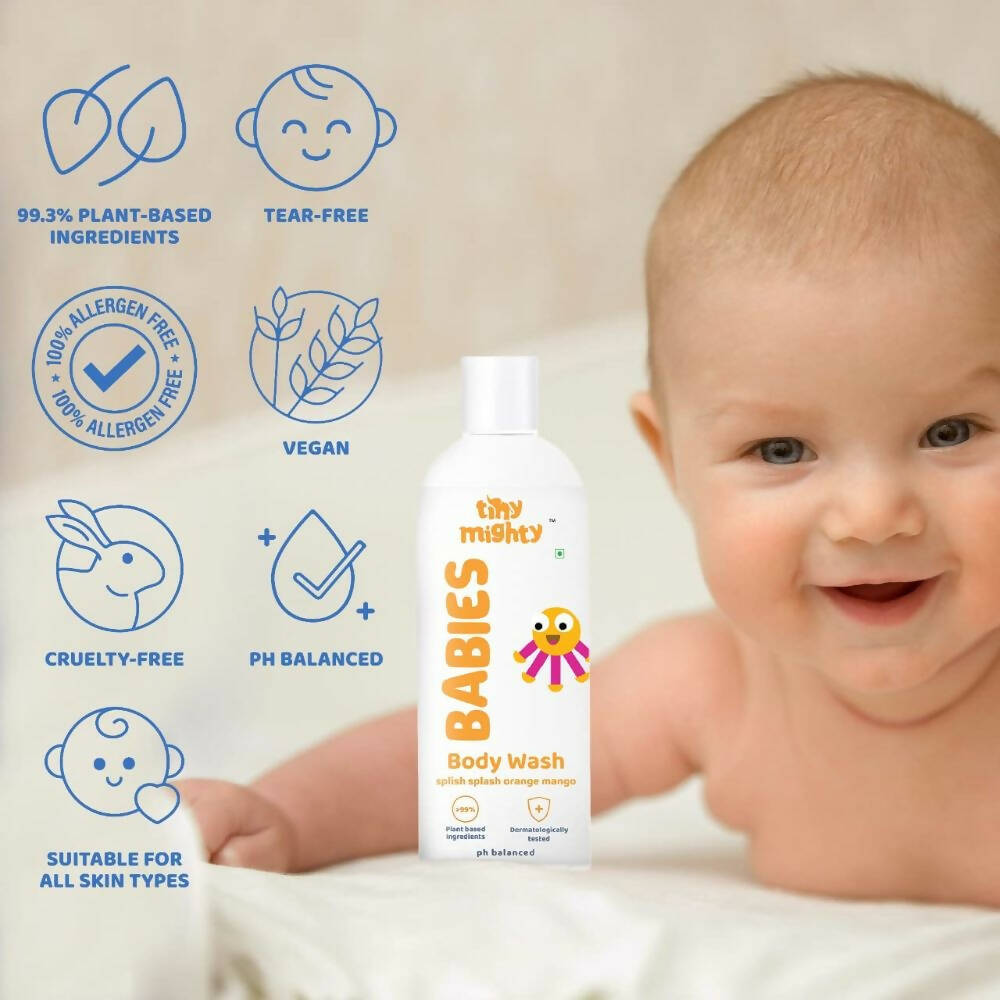 Tiny Mighty Baby Body Wash And Body Lotion Combo  Grab2Buy Tiny Mighty Grab2Buy