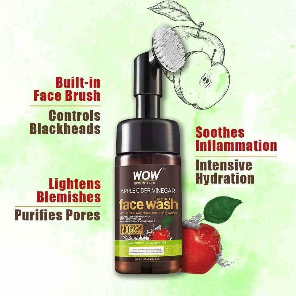 Wow Skin Science Apple Cider Vinegar Face Wash  Grab2Buy Wow Skin Science Grab2Buy