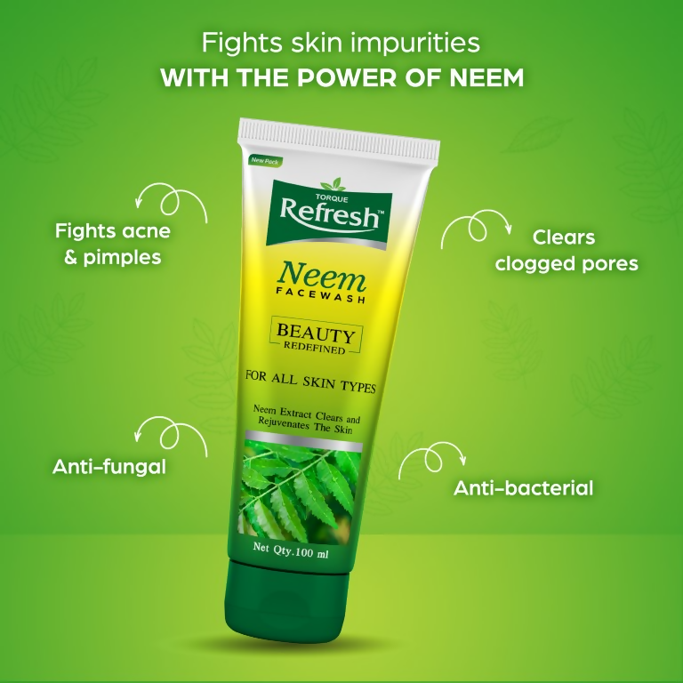 Torque's Refresh Neem Face Wash Cleanses And Soothes Skin 