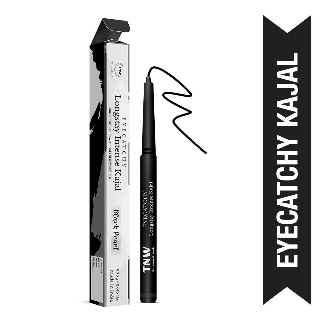The Natural Wash Eyecatchy Longstay Intense Kajal - Black Pearl 