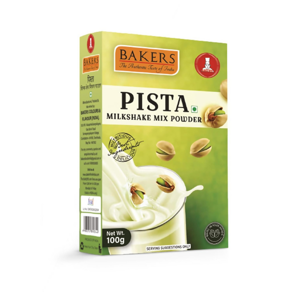 BAKERS Premium Milk Shake Mix - Chocolate, Butterscotch, Mango & Pista