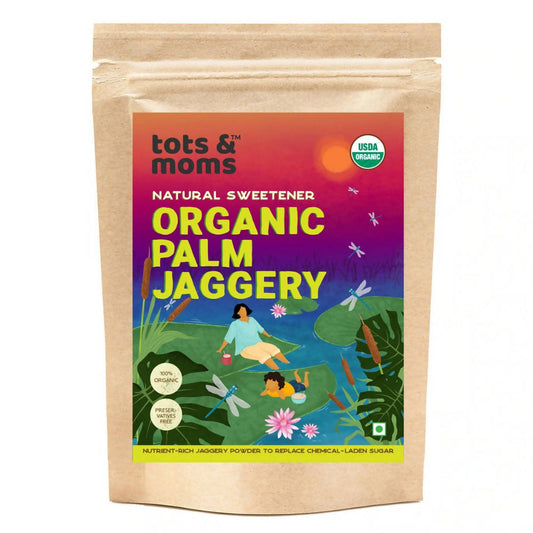 Tots and Moms Organic Palm Jaggery Sweetener - Grab2buy