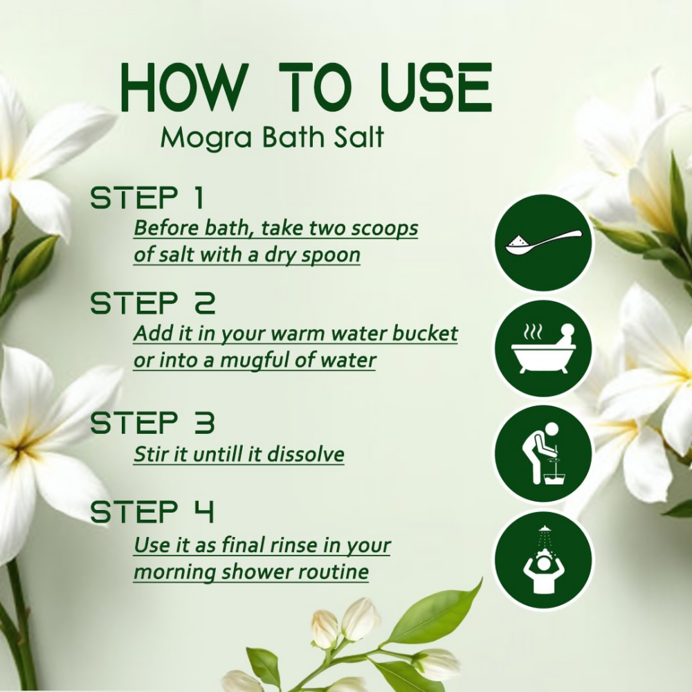 VedicAyurveda Dead Sea Salt and Mogra Bath Salt  Grab2Buy VedicAyurveda Grab2Buy