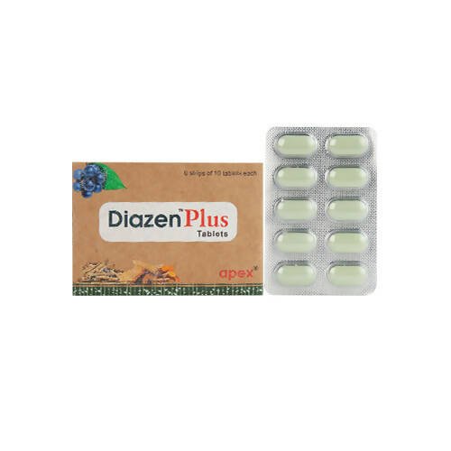 Apex Ayurvedic Diazen Plus Tablets 