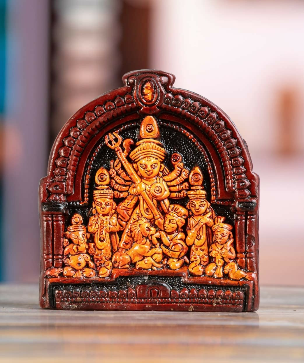 Haus Fabula Handcrafted Terracotta Goddess Durga Idol - Grab2buy