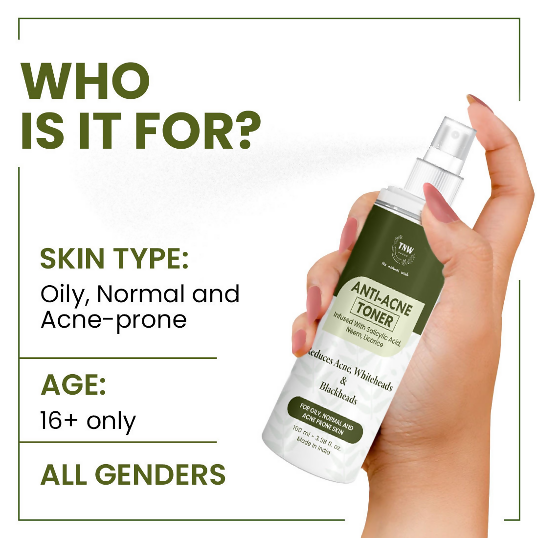 The Natural Wash Anti-Acne Toner With Salicylic Acid  Grab2Buy The Natural Wash Grab2Buy