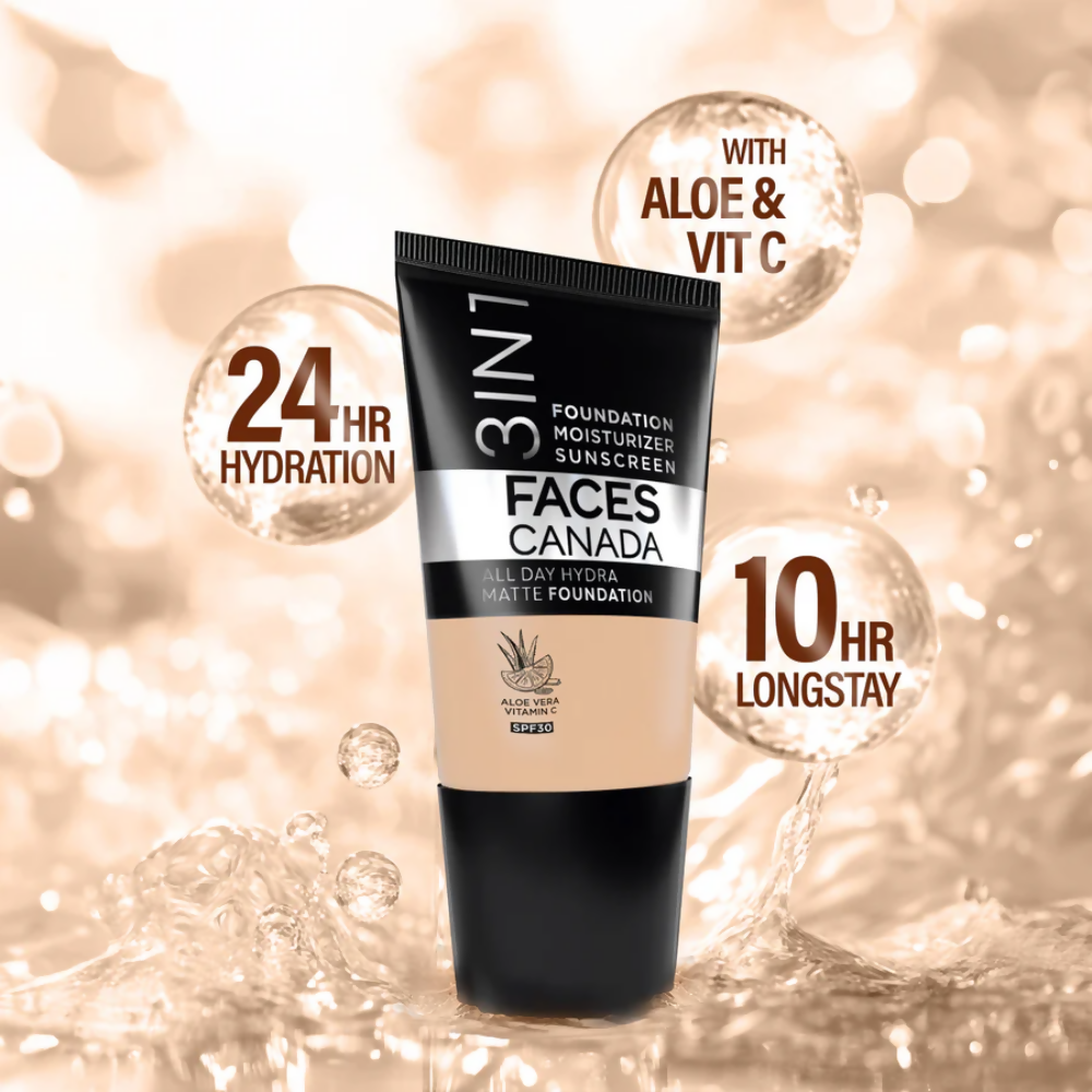 Faces Canada All Day Hydra Matte Mini Foundation - Rose Ivory 011
