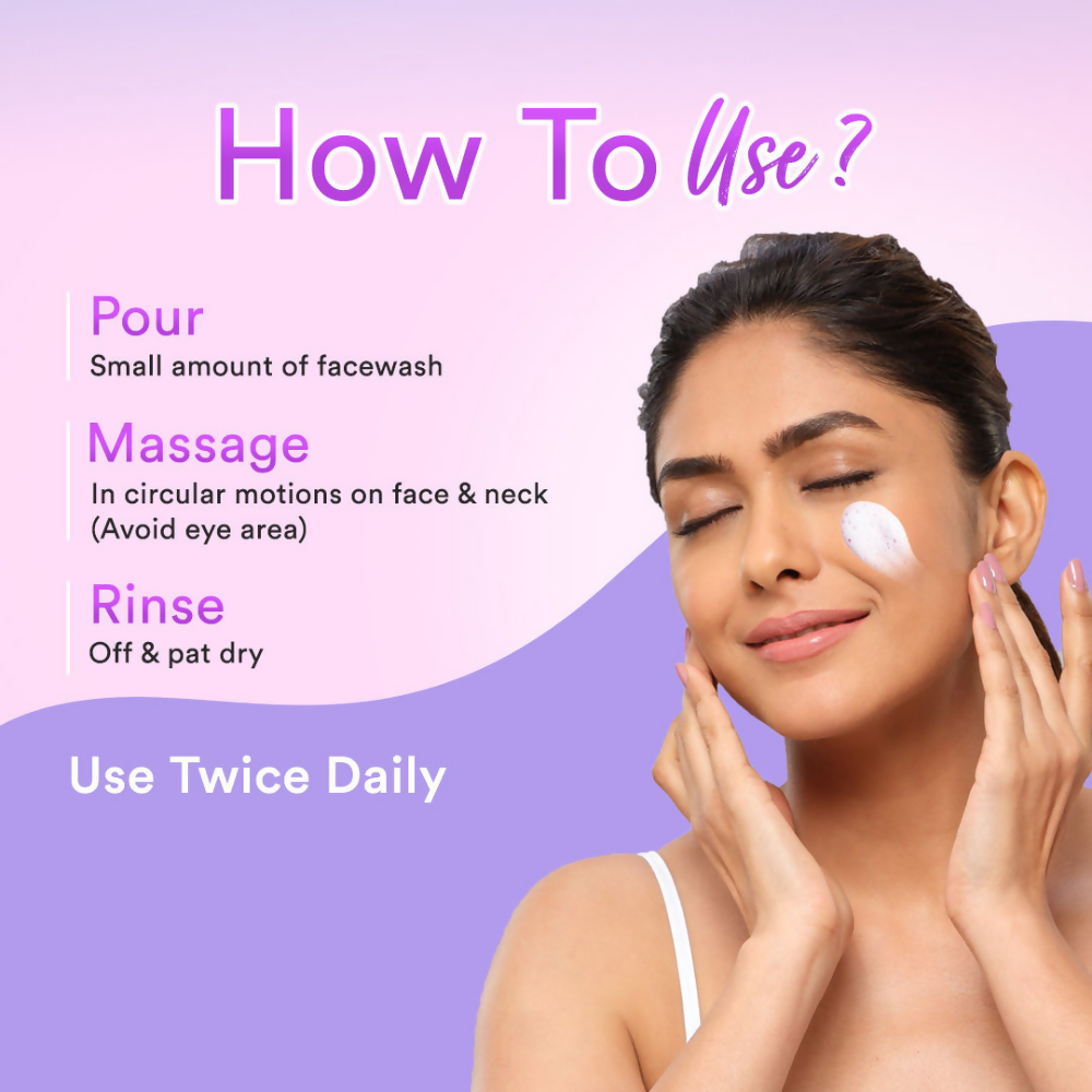 Lacto Calamine Face Wash with Kaolin Clay, Niacinamide & Vitamin E for All Skin Types 