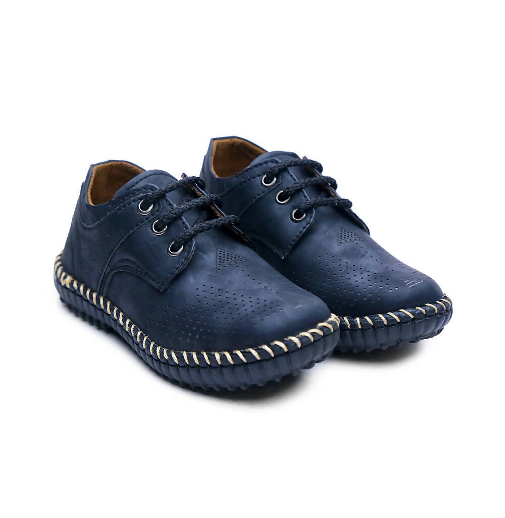 Tiny Bugs Boys Casual Lace Up Shoes - Black  Grab2Buy Tiny Bugs Grab2Buy