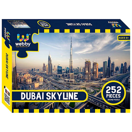 Webby Dubai Skyline Jigsaw Puzzle- 252 Pcs  Grab2Buy Webby Grab2Buy