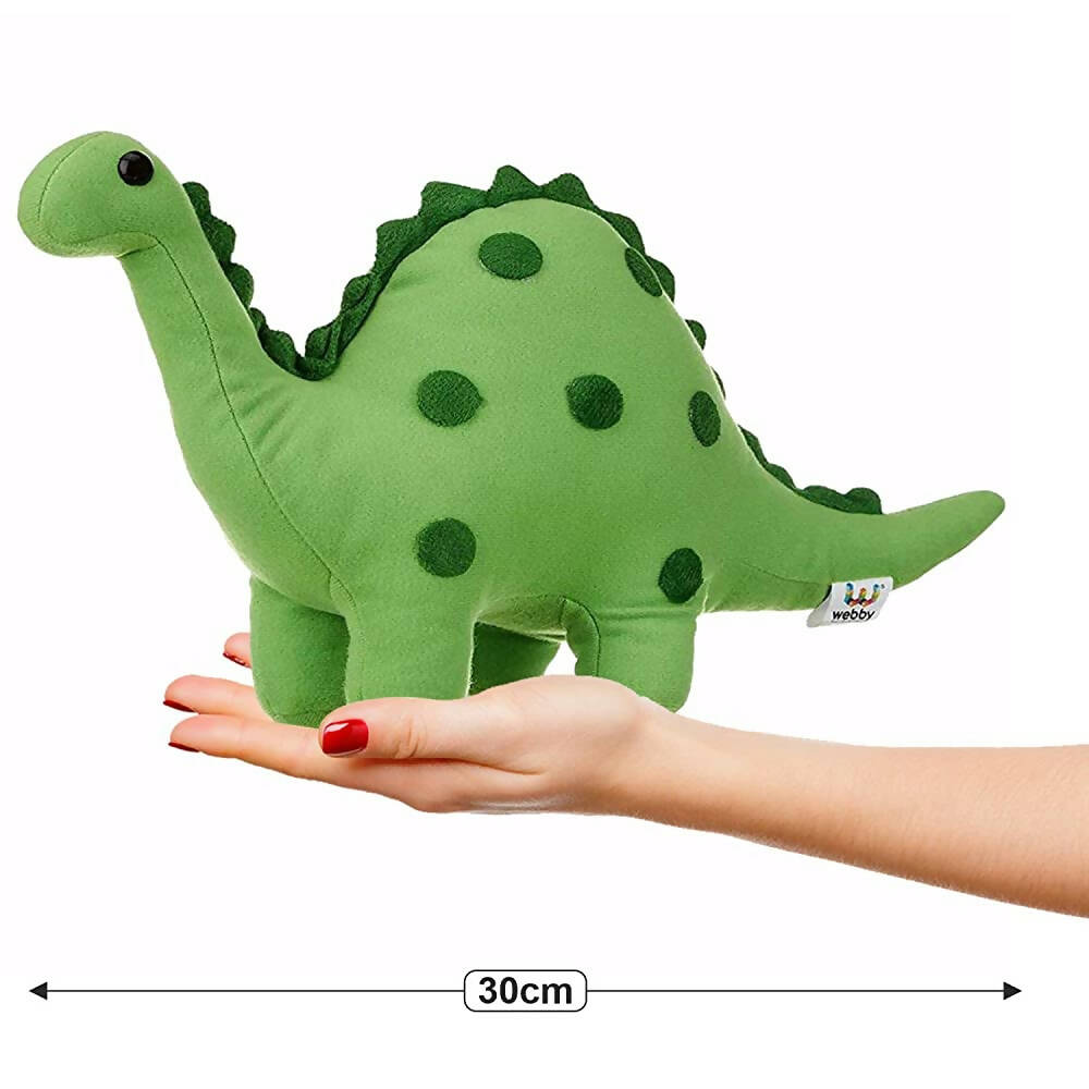 Webby Green Soft Dinosaur Plush Stuffed Toy-30cm  Grab2Buy Webby Grab2Buy