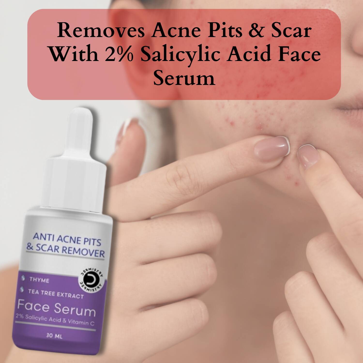 Dermistry Anti Acne Mattifying Moisturizer & Anti Acne Face Serum 