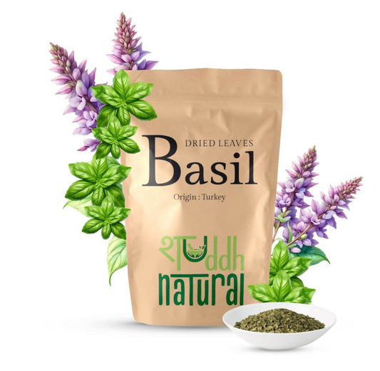 Shuddh Natural Premium Freeze Dried Culinary Turkish Basil Shuddh Natural