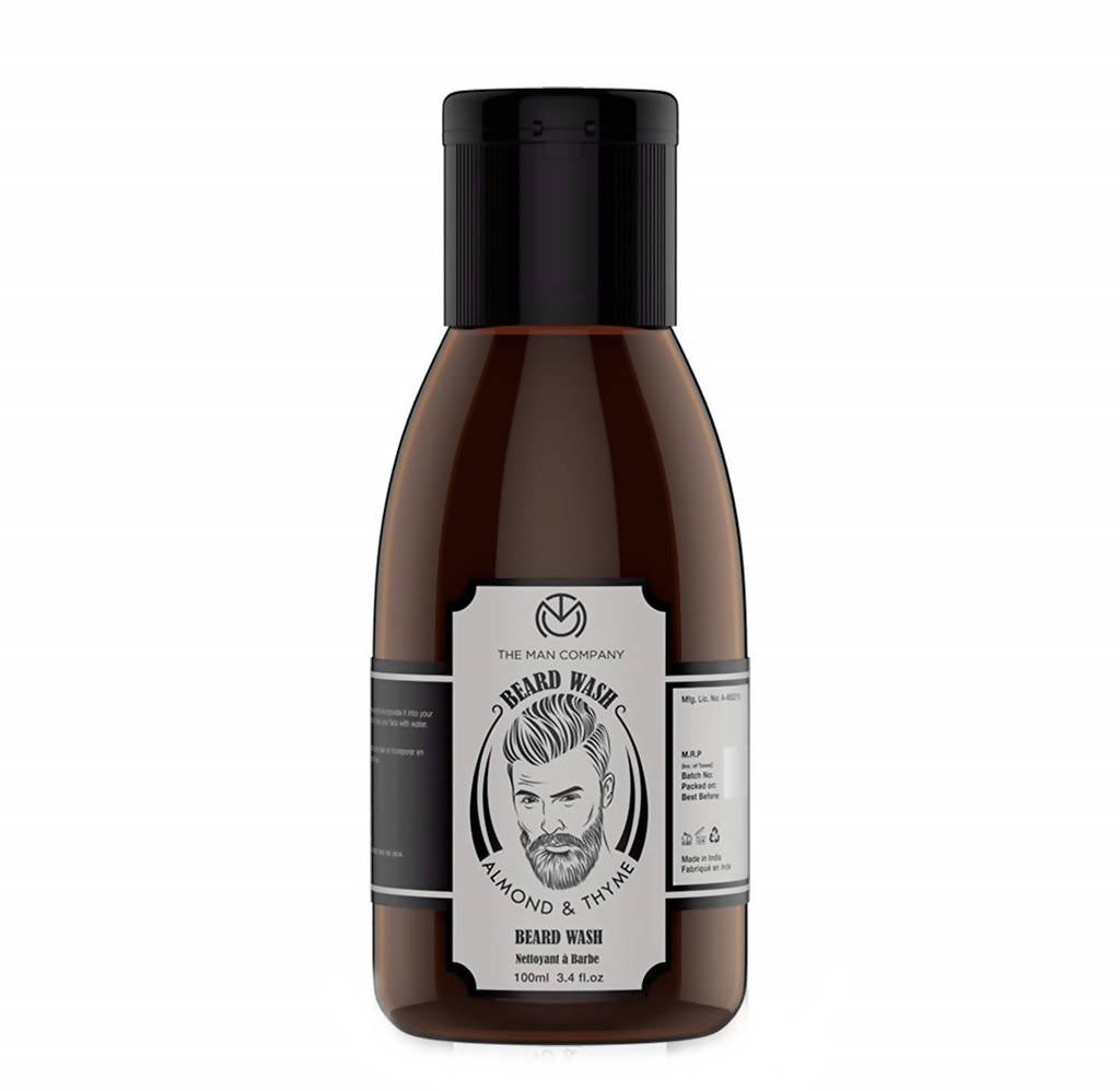 The Man Company Beard Wash With Almond & Thyme  Grab2Buy The Man Company Grab2Buy