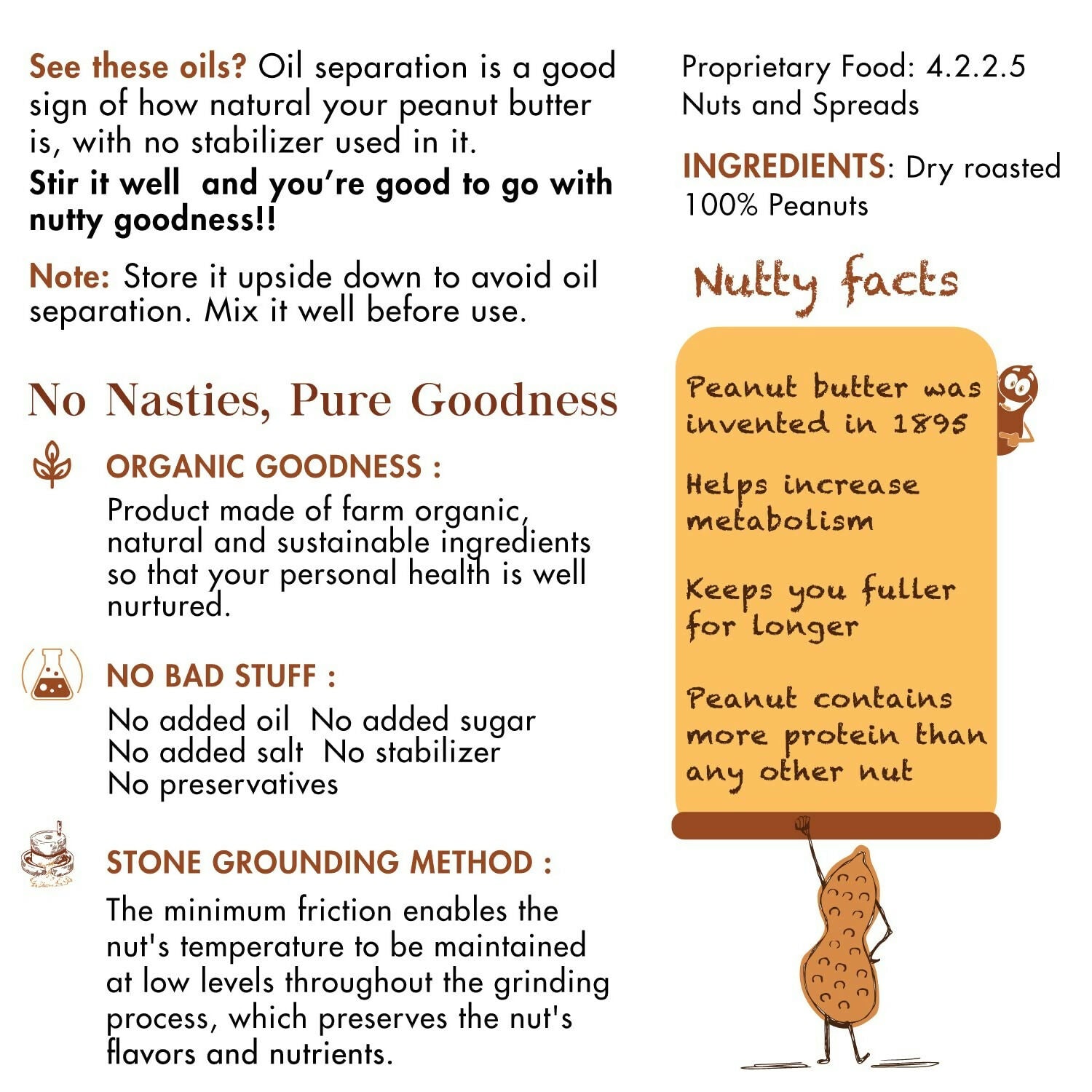 Sorich Organics All Natural Peanut Butter Crunchy 