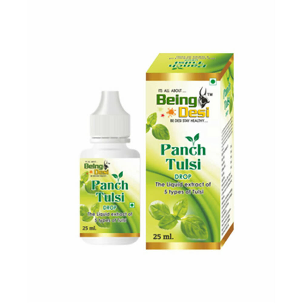 Being Desi Panch Tulsi Drops 
