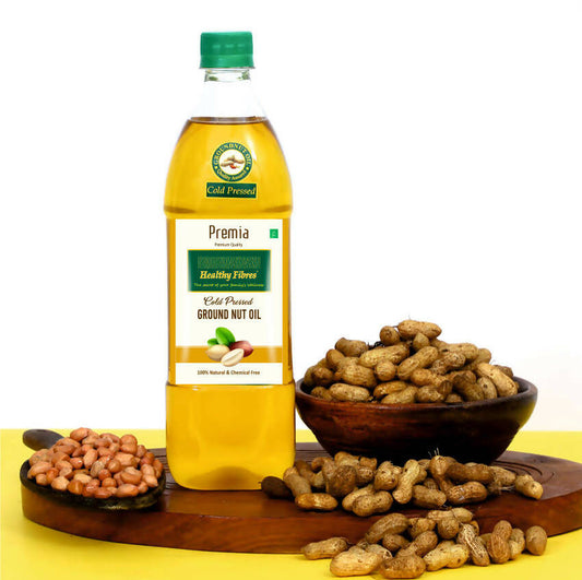 Healthy Fibres Cold Pressed Groundnut Oil - Grab2buy