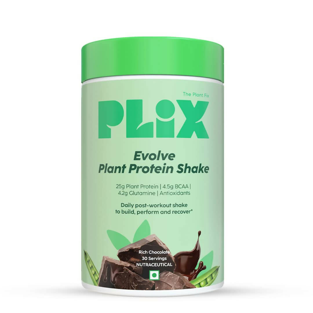 PLIX The Plant Fix Evolve Plant Protein Shake Powder - Chocolate 