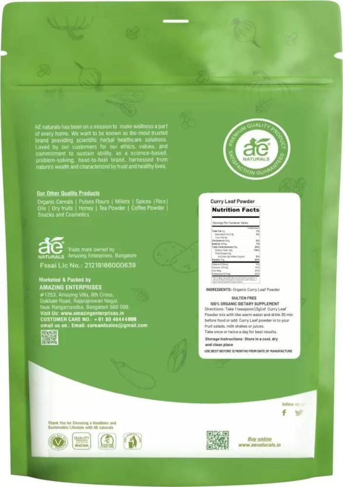 Ae Naturals Curry Leaf Powder 