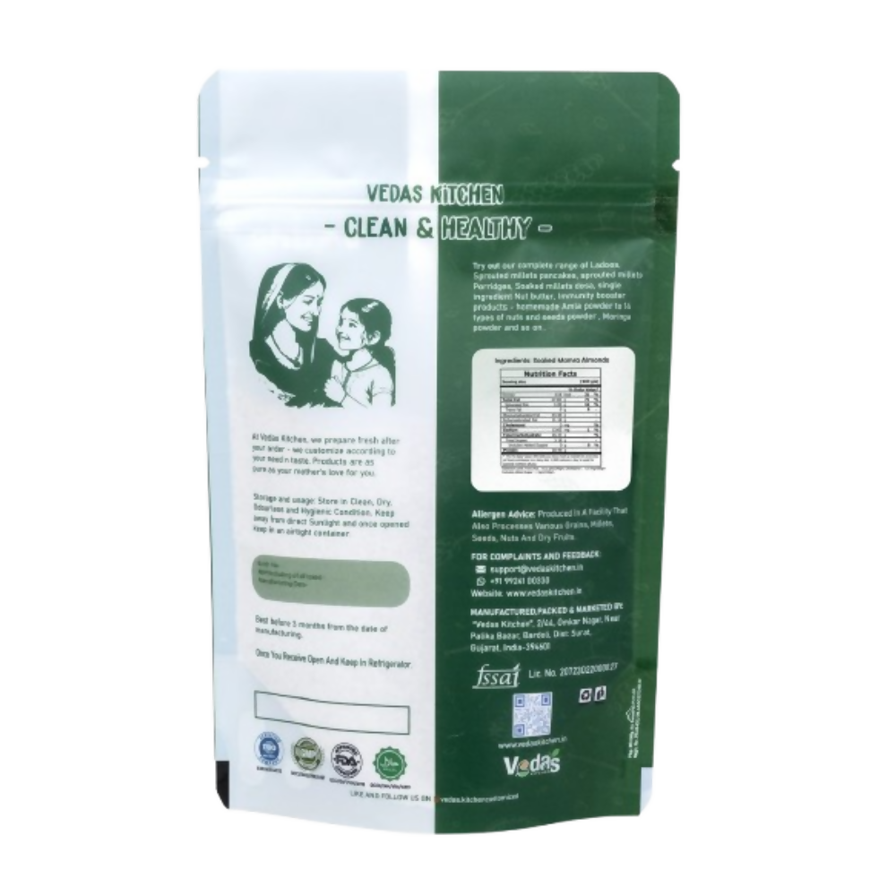 Vedas Kitchen Soaked Mamra Almond Flour  Grab2Buy Vedas Kitchen Grab2Buy