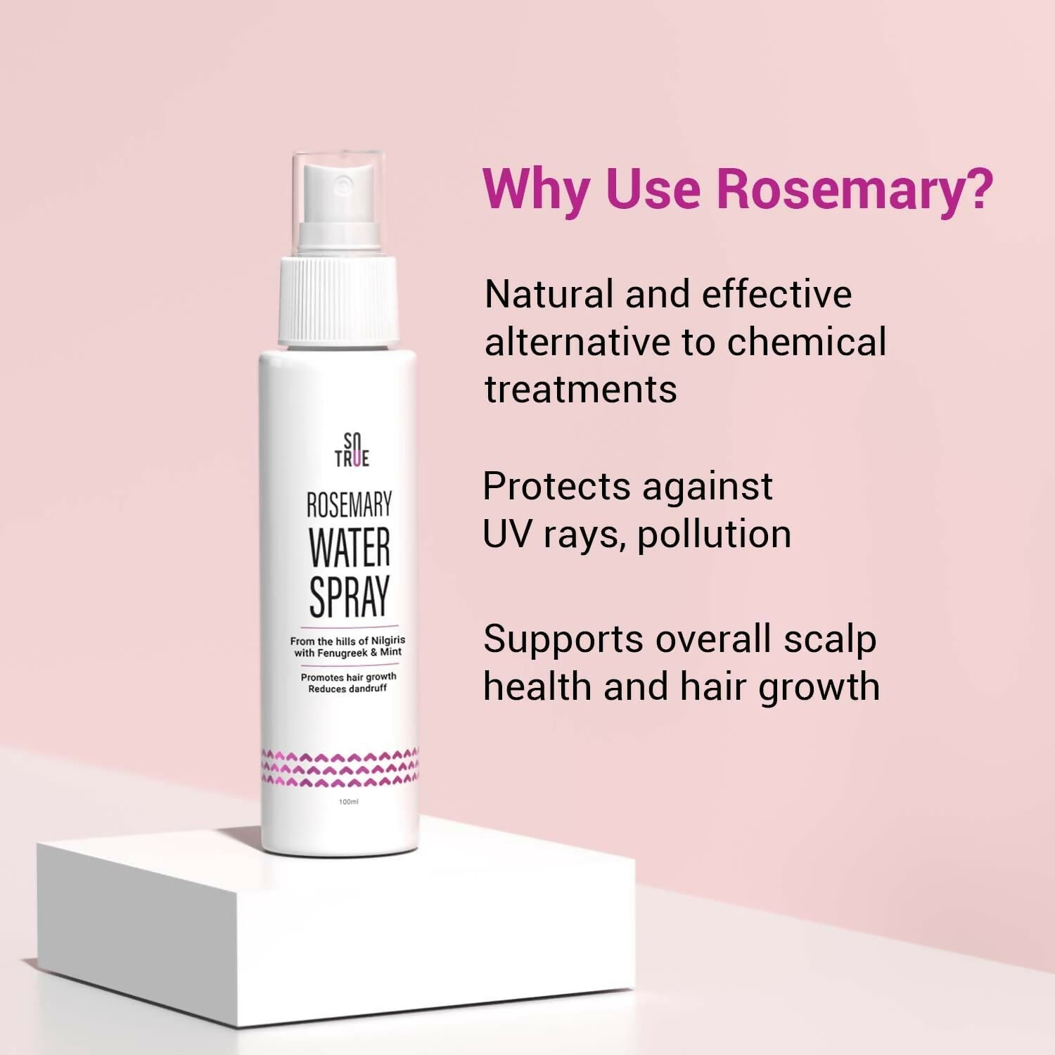 Sotrue Rosemary Water Spray For Hair Growth 