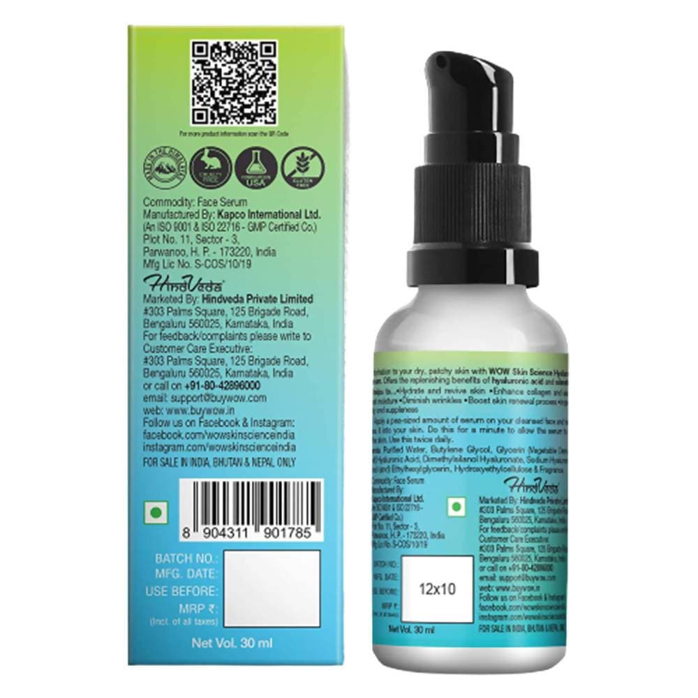 Wow Skin Science Hyaluronic Acid Moisturising Face Serum  Grab2Buy Wow Skin Science Grab2Buy