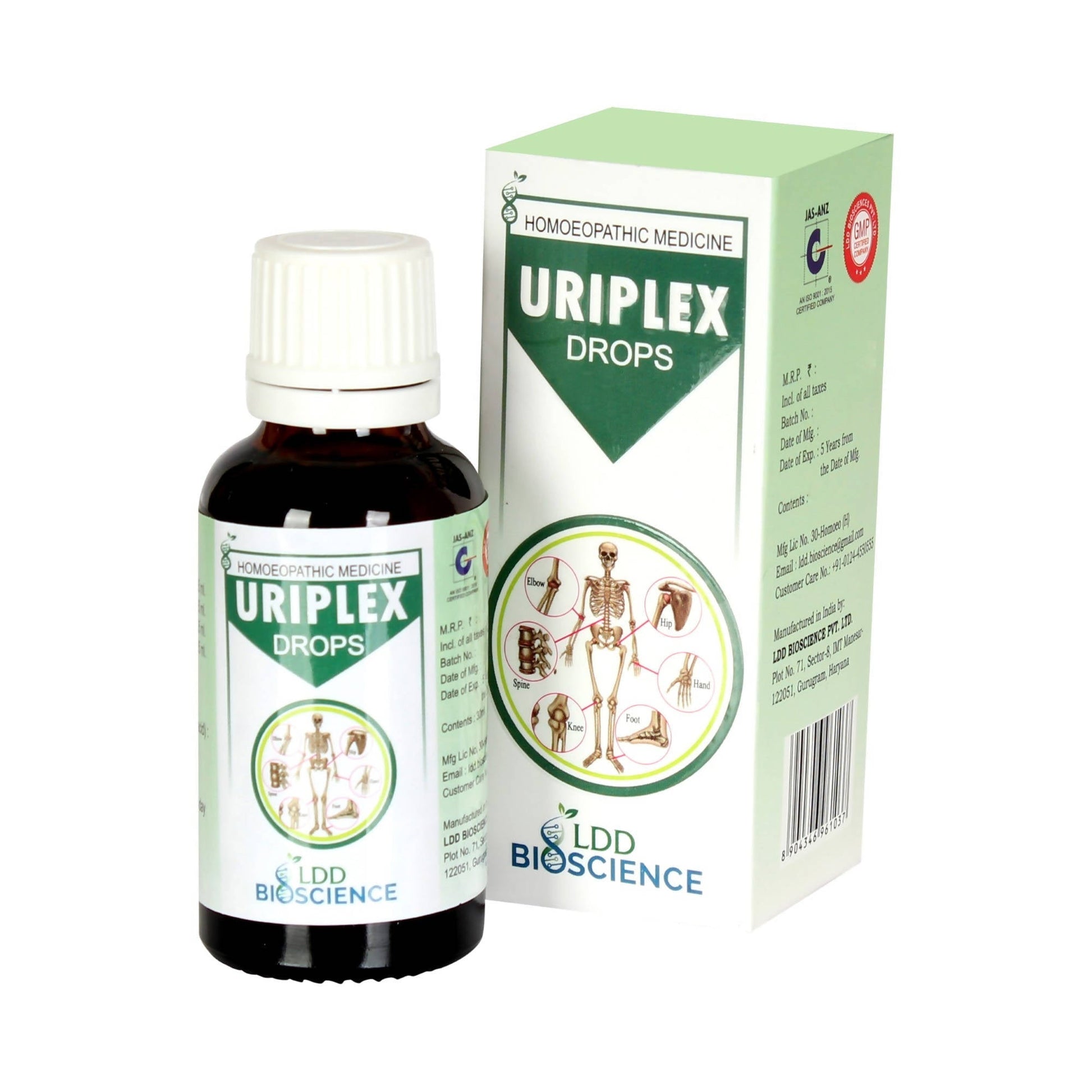 LDD Bioscience Homeopathy Uriplex Drops 