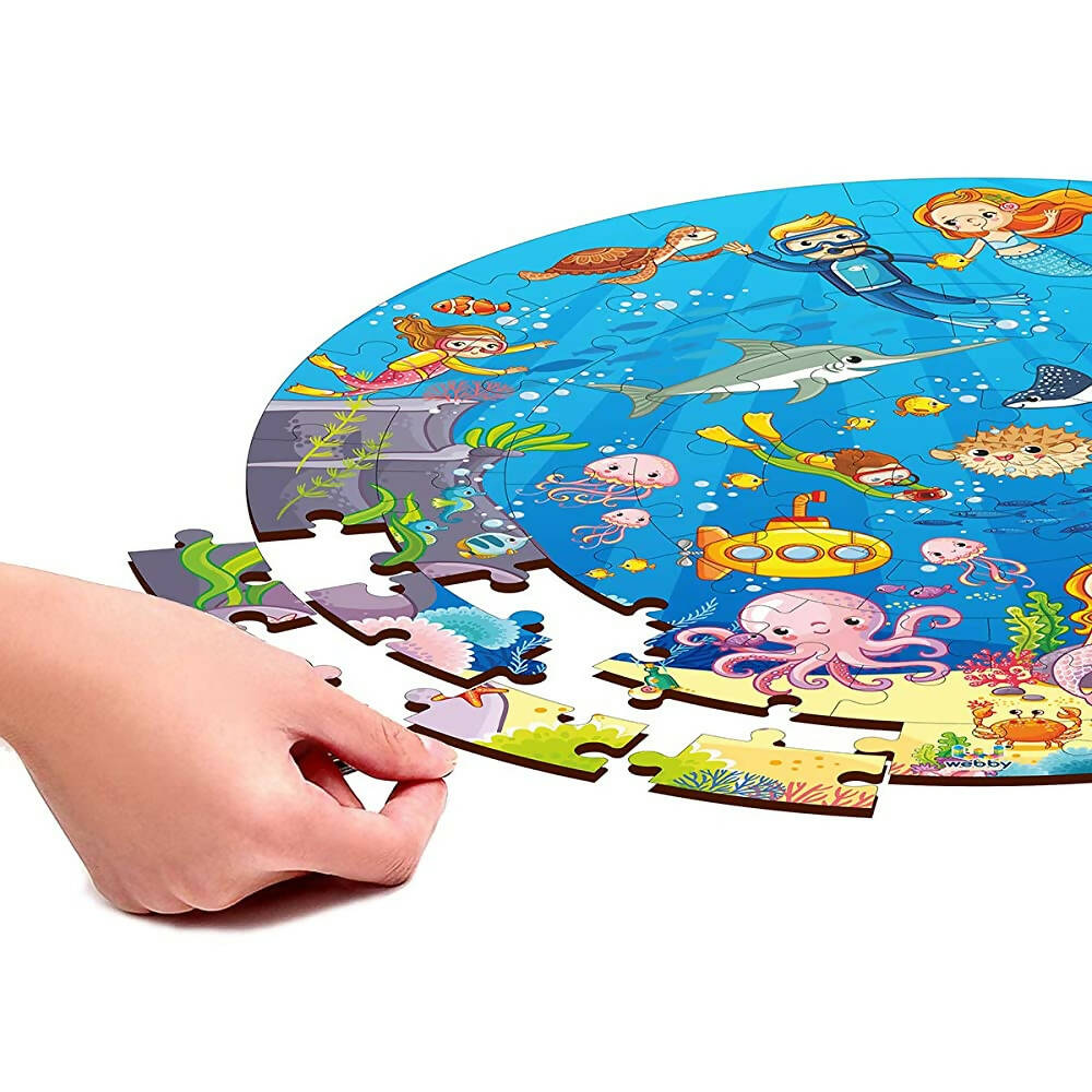 Webby Wooden Ocean Jigsaw Puzzle - 60 Pcs  Grab2Buy Webby Grab2Buy
