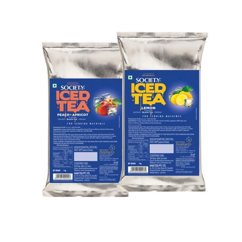 Society Peach Apricot & Lemon Black Tea Iced Tea Combo 