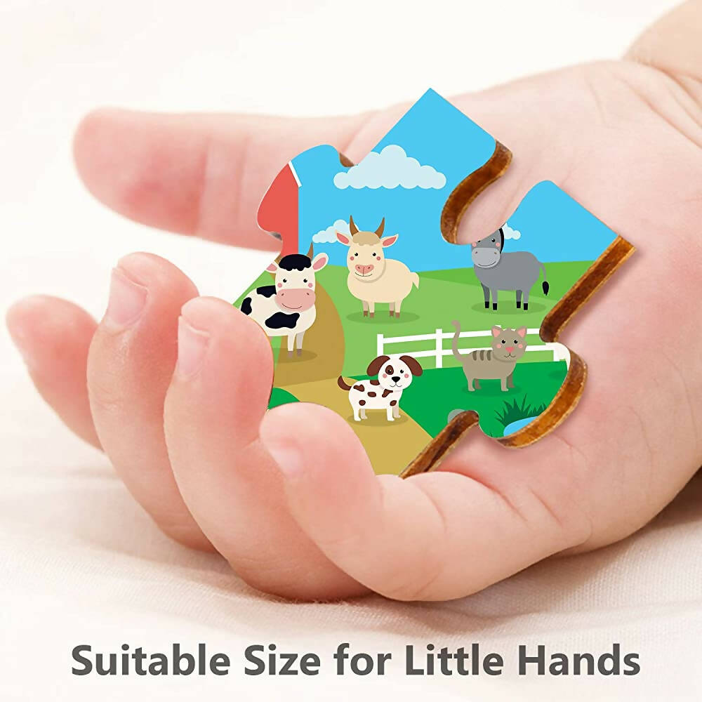 Webby Farm House Wooden Jigsaw Puzzle- 40 Pcs  Grab2Buy Webby Grab2Buy