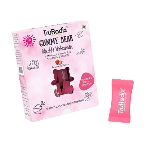 Truradix Kids Multivitamin Gummies-Strawberry Flavor 