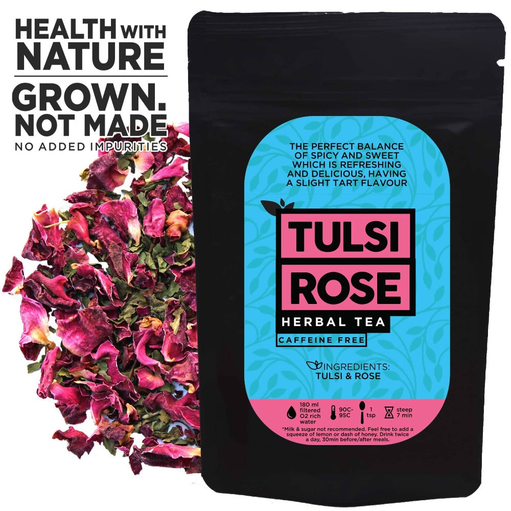 The Tea Trove - Tulsi Rose Herbal Tea  Grab2Buy The Tea Trove Grab2Buy