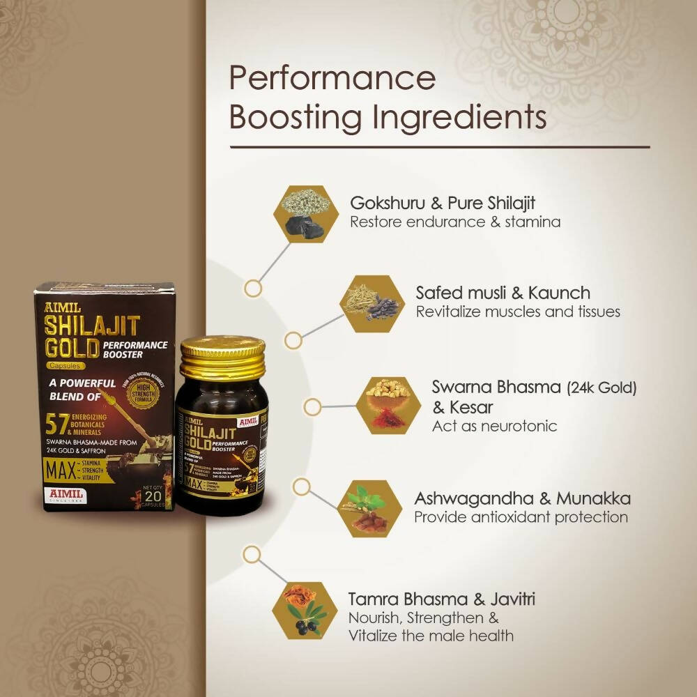 Aimil SJ Gold Capsules – Performance Booster - Grab2buy