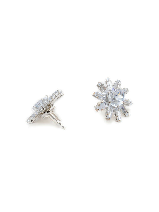 stone stud (white) - Ruby Raang