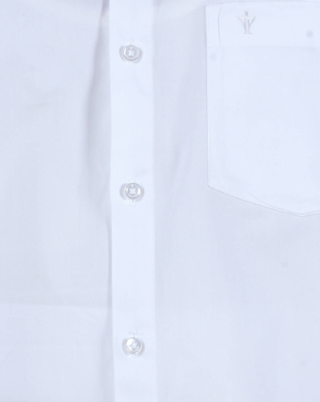 Ramraj Cotton Mens 100% Cotton Half Sleeve White Shirt 