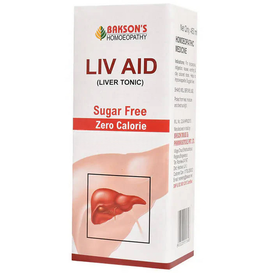 Bakson's Homeopathy Liv Aid Liver Tonic Sugar Free 