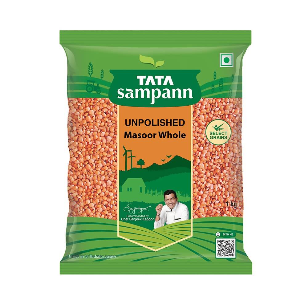 Tata Sampann Unpolished Masoor Dal Whole 