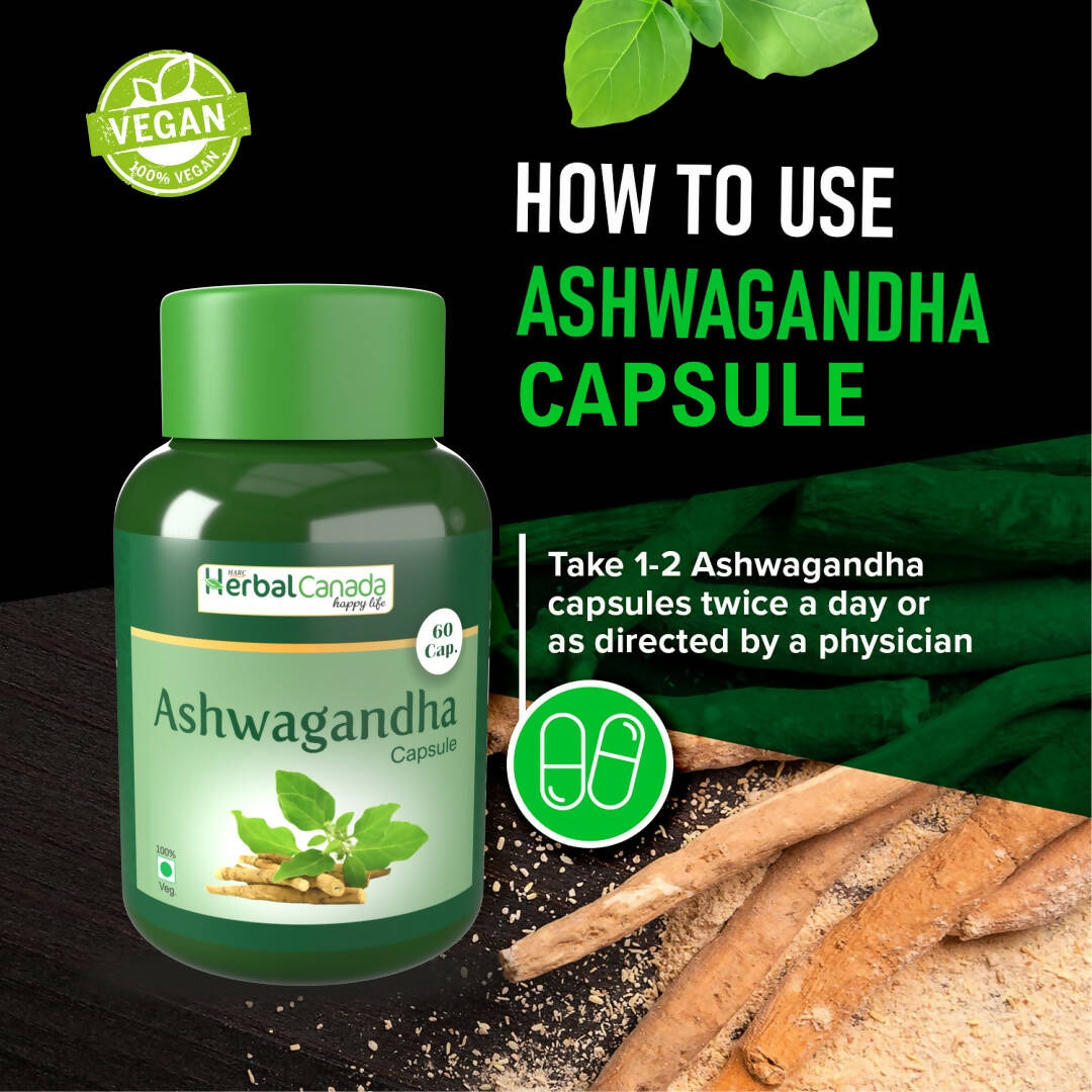 Herbal Canada Ashwagandha Capsules - Grab2buy