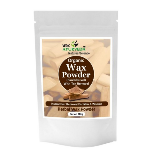 VedicAyurveda Herbal Wax Powder - Sandalwood  Grab2Buy VedicAyurveda Grab2Buy