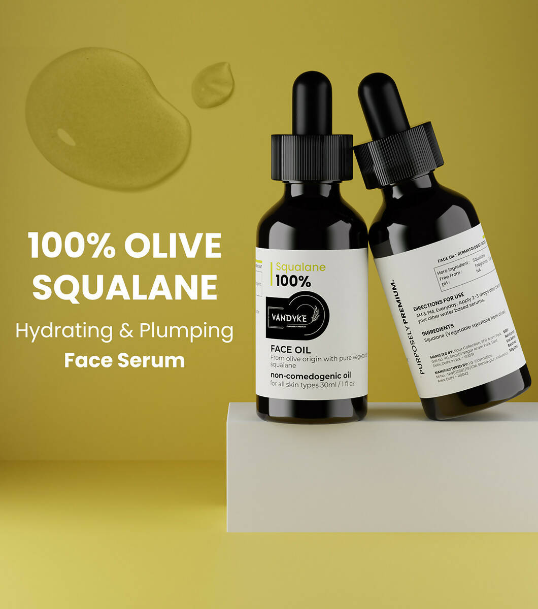 Vandyke Squalane 100% Face Oil  Grab2Buy Vandyke Grab2Buy