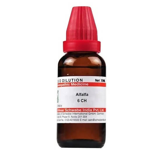 Dr. Willmar Schwabe India Alfalfa Dilution 