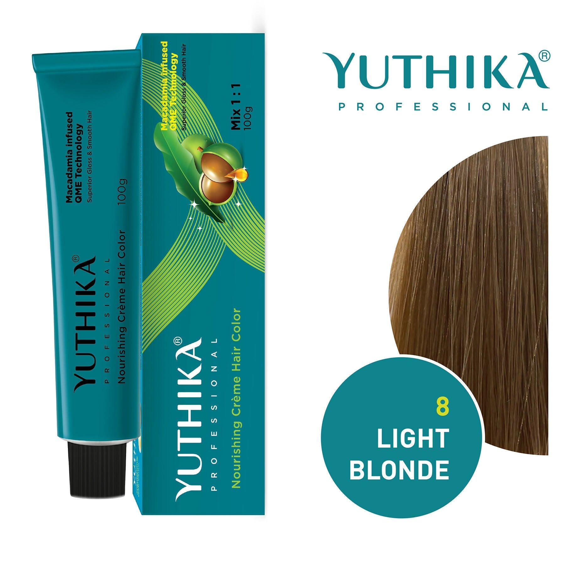 Yuthika Professional Creme Hair Colour - Light Blonde  Grab2Buy Yuthika Grab2Buy