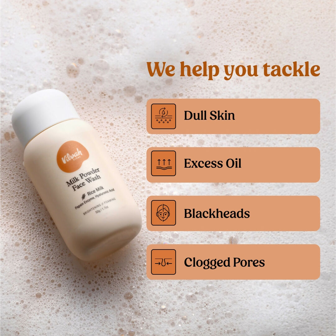 Vilvah Store Milk Powder Face Wash  Grab2Buy Vilvah Store Grab2Buy