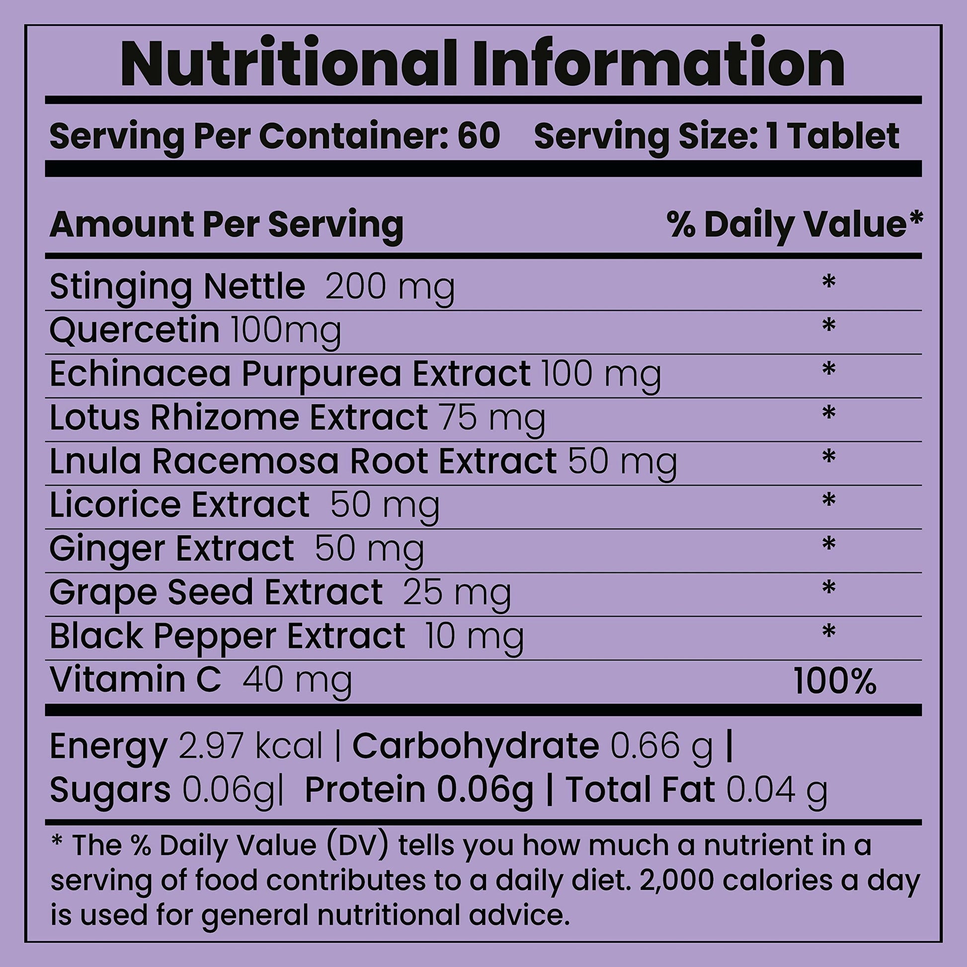 Meadbery Lung Detox Tablets 