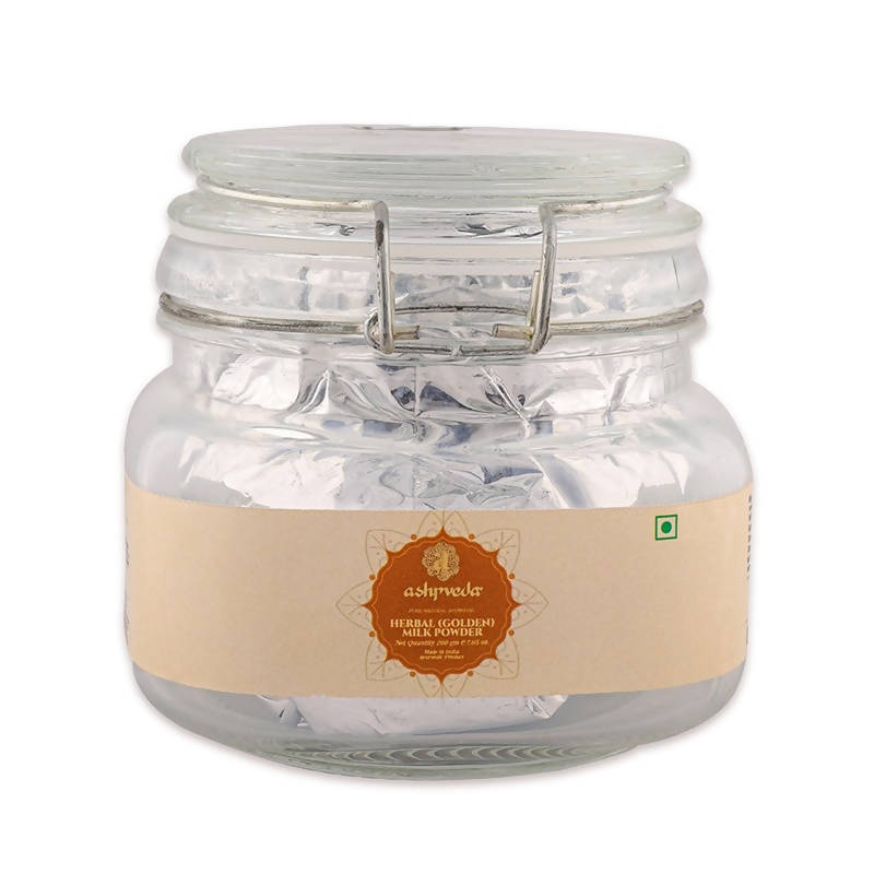 Ashpveda Herbal (Golden) Milk Powder - Grab2buy
