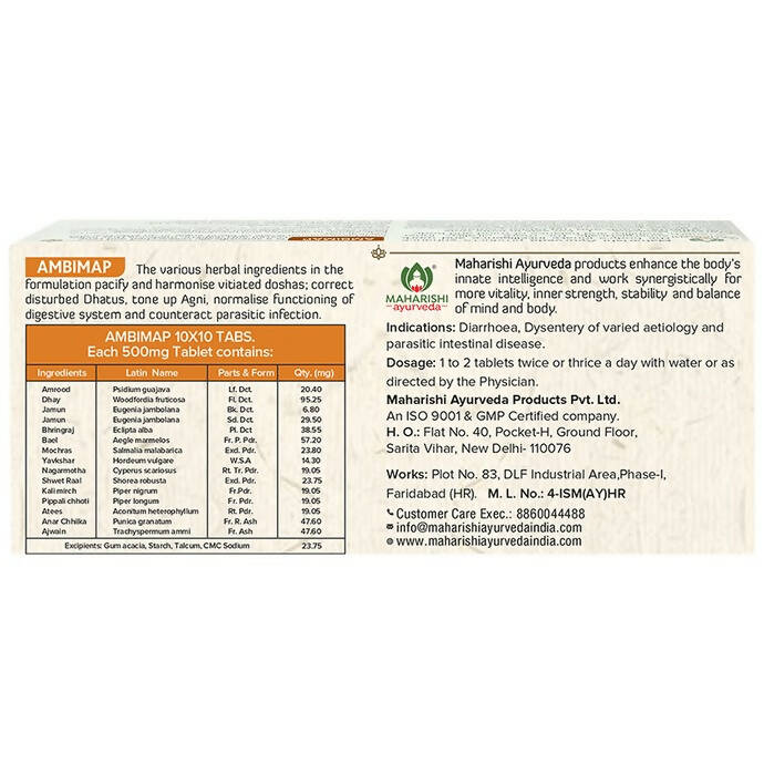 Maharishi Ayurveda Ambimap Tablets 
