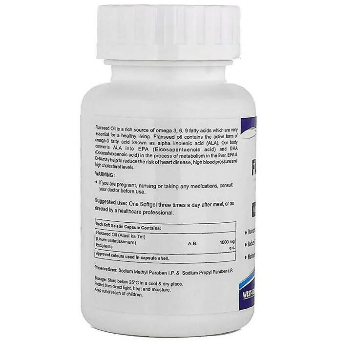 HealthVit Flaxseed Oil Softgel Capsules - Grab2buy