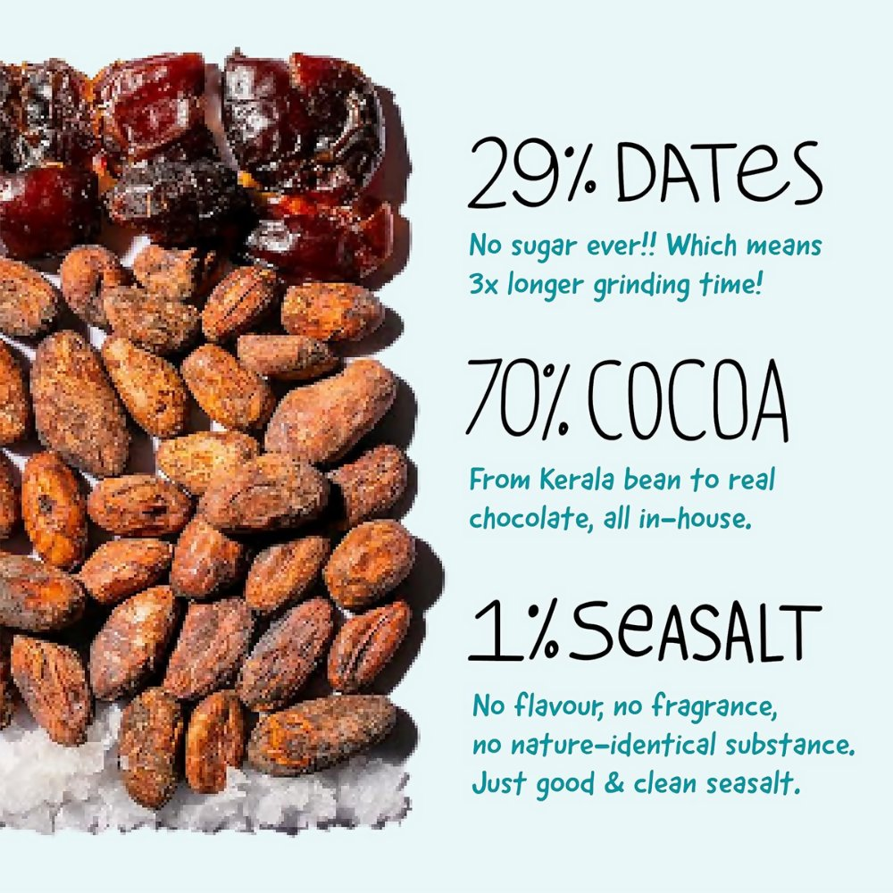 The Whole Truth Dark Chocolate - Sea Salt  Grab2Buy The Whole Truth Grab2Buy