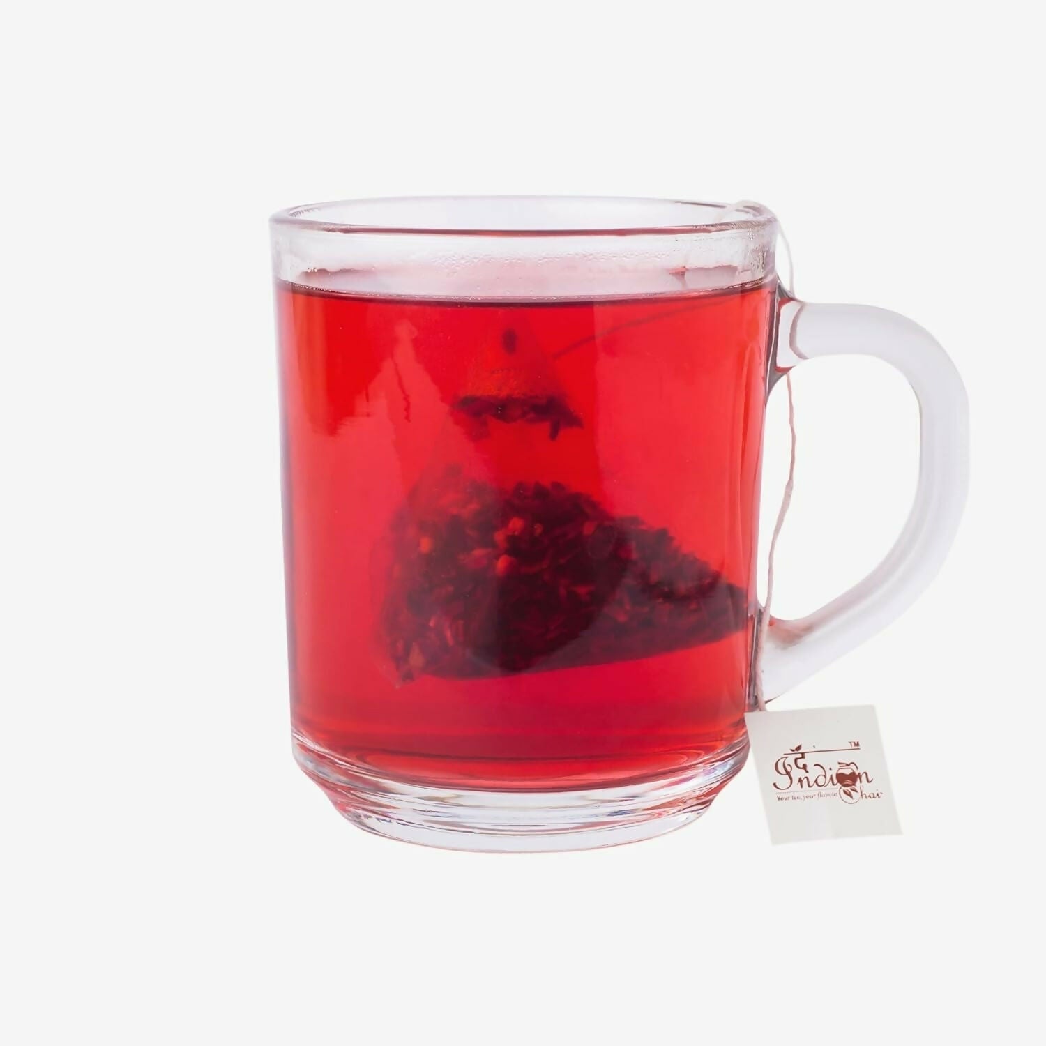The Indian Chai - Organic Hibiscus Tea 30 Pyramid Tea Bags 