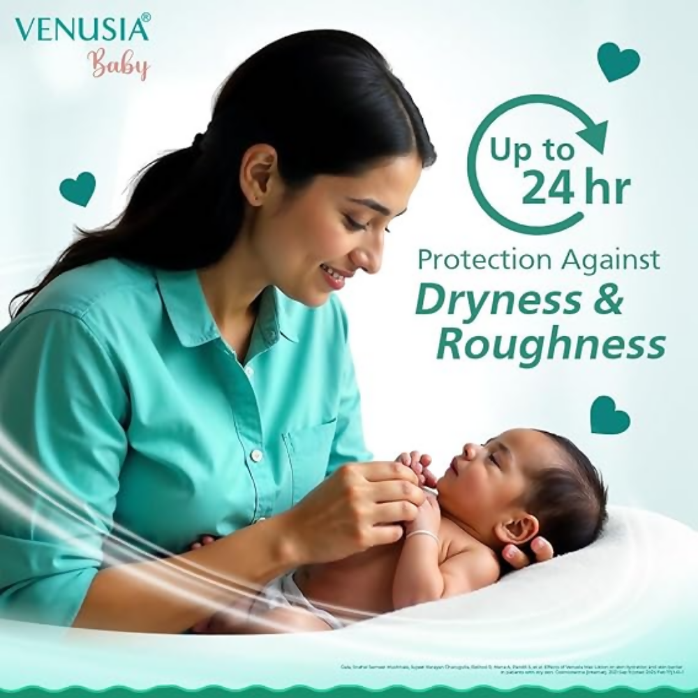 Dr. Reddy's Venusia Baby Intensive Moisturizing Lotion | For Dry & Ultra Dry Skin | Paraben, Sulphate & Phthalate-Free 